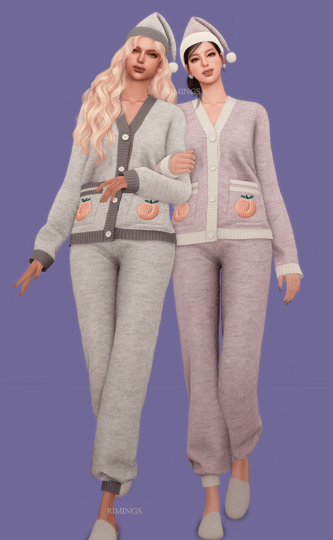 Галерея мода Пижама Peach Pocket Pajama and Hat #2